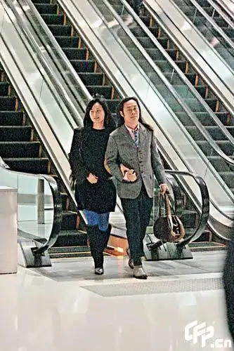 蔡一智与老婆逛街恩爱过头闯禁区图