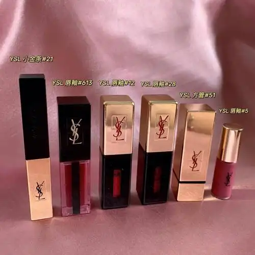 ysl唇釉口红色号冷暖光源对比