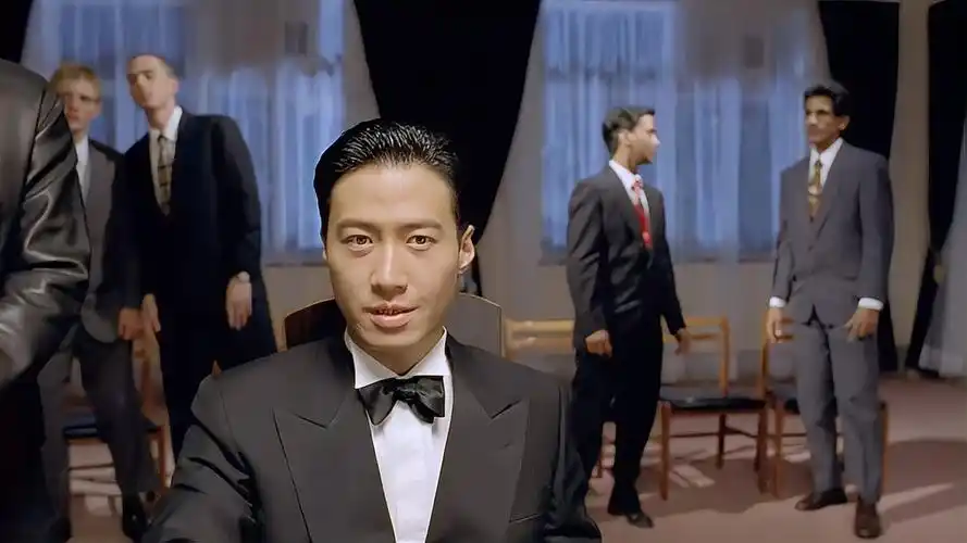 赌神3:黎明饰演的少年赌神,连洋人都尊敬他,全体起立!