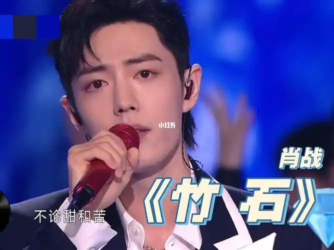 气场全开肖战竹石