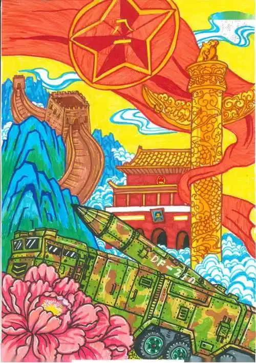 笔墨传情·致敬火箭军 ② | 这是你在我心中的样子_军人_绘画_政治