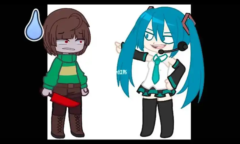 梦幻联动  #ut  #加查俱乐部  #初音未来  #chara  #传说之下  #骋趑