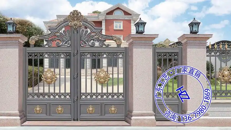 院子大门冲墙别墅进大门设计