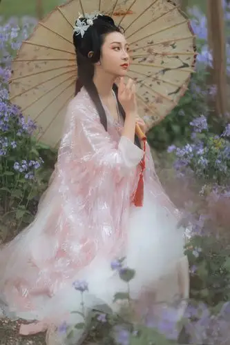 即将绝版汉服女鲛人泪正版中国风花嫁日常改良古装齐胸襦裙大袖衫