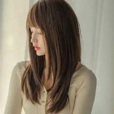 前脸女生发型图片(发型图片女中长发2019)