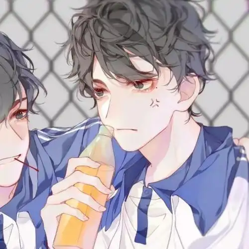 卡通帅气的基友头像,图三图四有点像最近热播微信搜索关注公众号"趣味