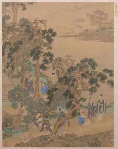 仇英人物故事图欣赏