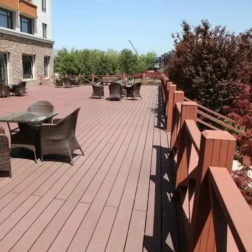 定制塑木地板户外地板实木塑实心自铺室外共挤阳台庭院板材木朔地板