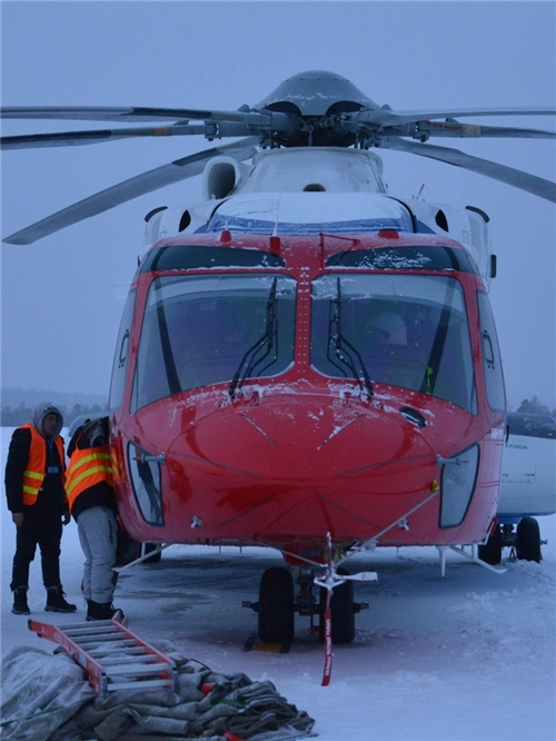 零下30多度!国产大型民用直升机ac313a首次高寒试飞