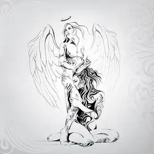 天使恶魔图图片