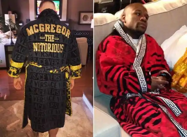 赛场之外的梅威瑟vs麦戈雷格这俩暴发户的品味还真是接近啊