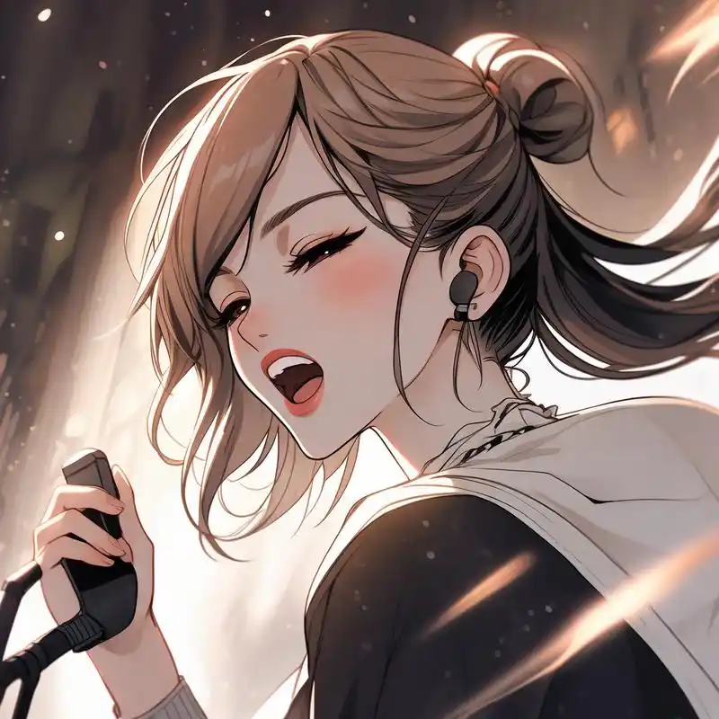 🎤 女生唱歌头像大放送