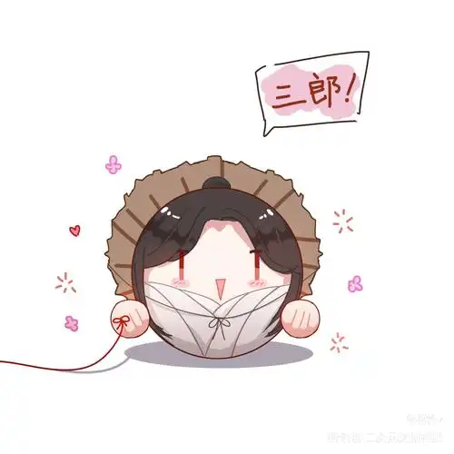 画手:吞兔嗷_天官赐福花怜谢怜q版绘画绘画作品