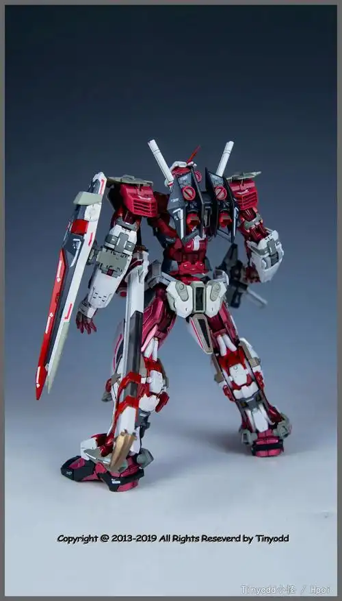 相册:【怪叔撸胶达】万代hirm红异端改 涂装完成品展示 by tinyodd小
