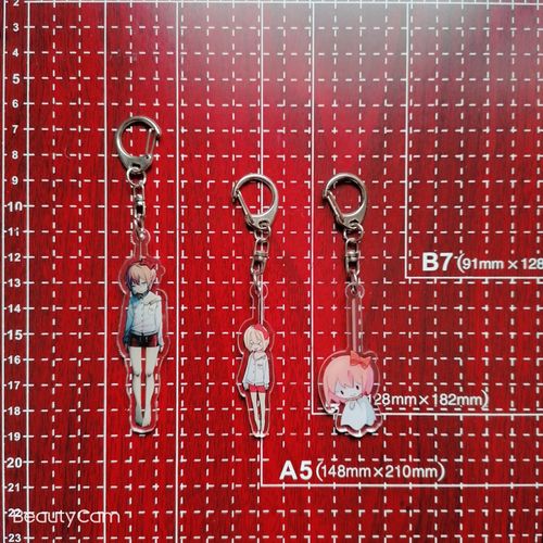 昂沐心跳文学部周边挂件 心跳文学部晴天娃娃夏树优里纱世里莫妮卡动