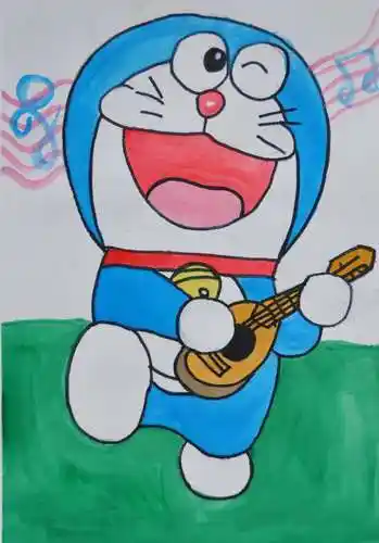 作品名称叮当猫作者姓名高祥作者年龄9 岁作品类别水粉奖项优秀奖指导