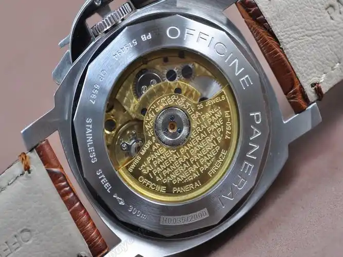 沛纳海【男性用】luminormarina44mmss/ssblackdialasian自动机芯搭载