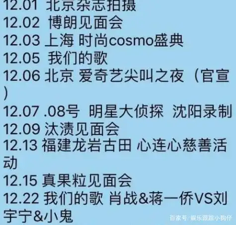 肖战今年12月行程有哪些?参加《明星大侦探》的聚会照片流出