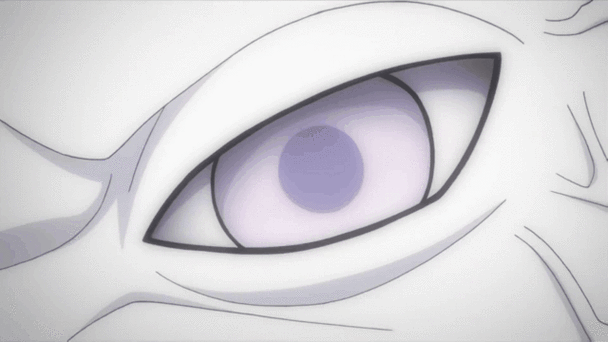 单勾玉写轮眼→双勾玉写轮眼→三勾玉写轮眼→万花筒写轮眼→轮回眼