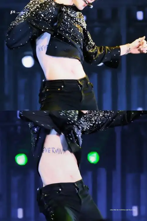 朴智旻的纹身啊啊啊