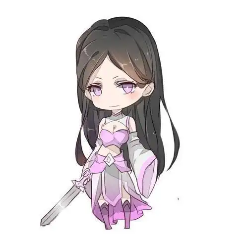 王者荣耀露娜简笔画q版