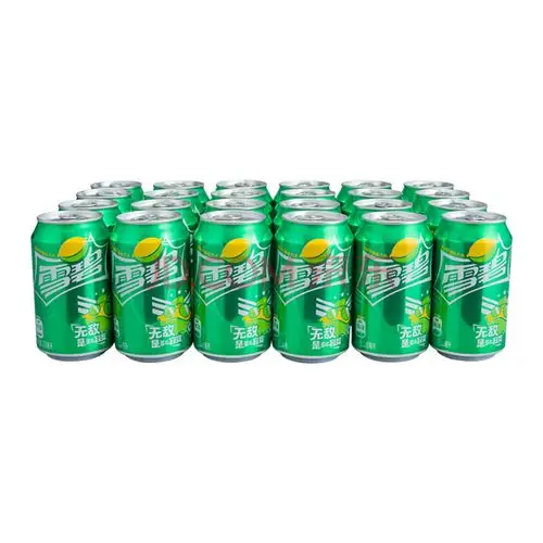 雪碧sprite 柠檬味 汽水 碳酸饮料 330ml*24罐 整箱装 可口可乐公司