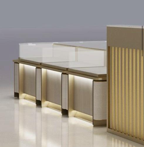 定制翡翠展示柜玉器商用玻璃柜台珠宝现代陈列柜