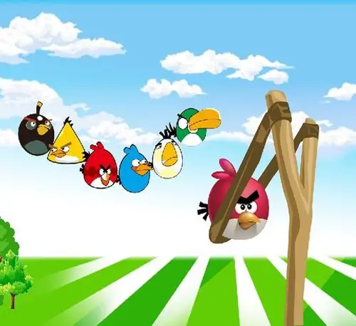 angry bird cartoon psd material