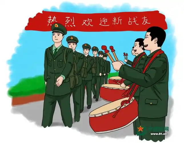 漫画|军营里这些难忘的仪式,总有一种让你念念不忘