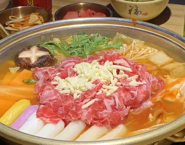 #美食#韩国部队火锅