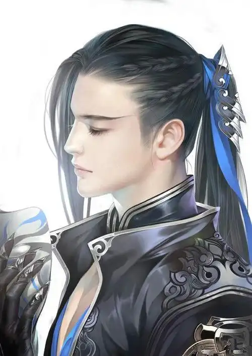 古代书生图片高清古风古装男生发型 原画图片男生帅气古装动漫人物