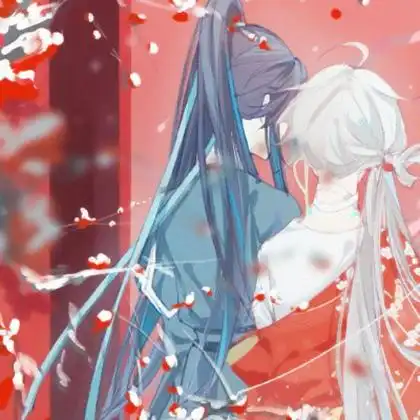 古风情头情侣仙气动漫