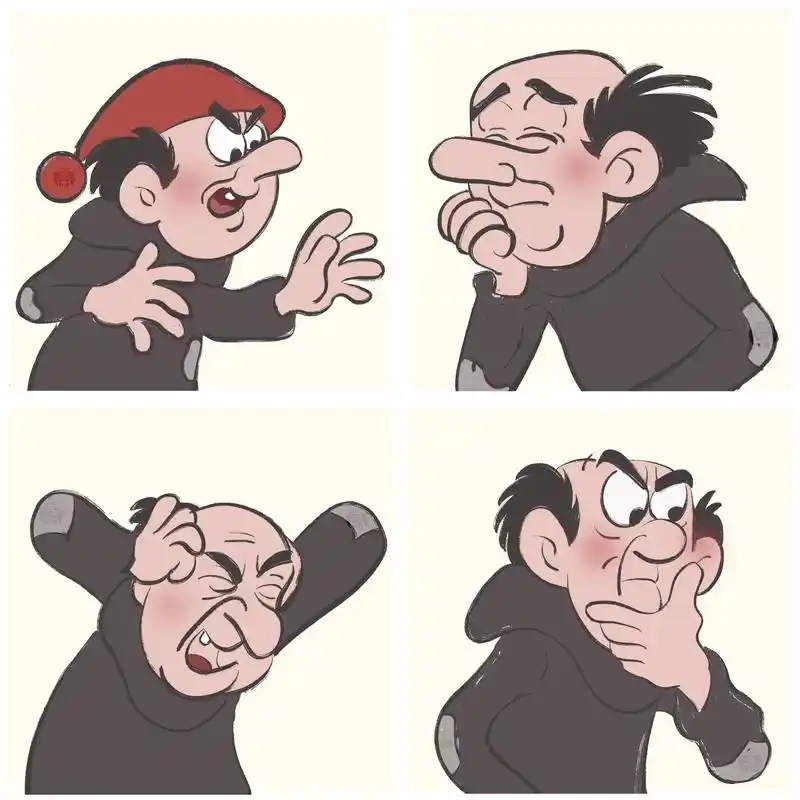 格格巫和蓝精灵