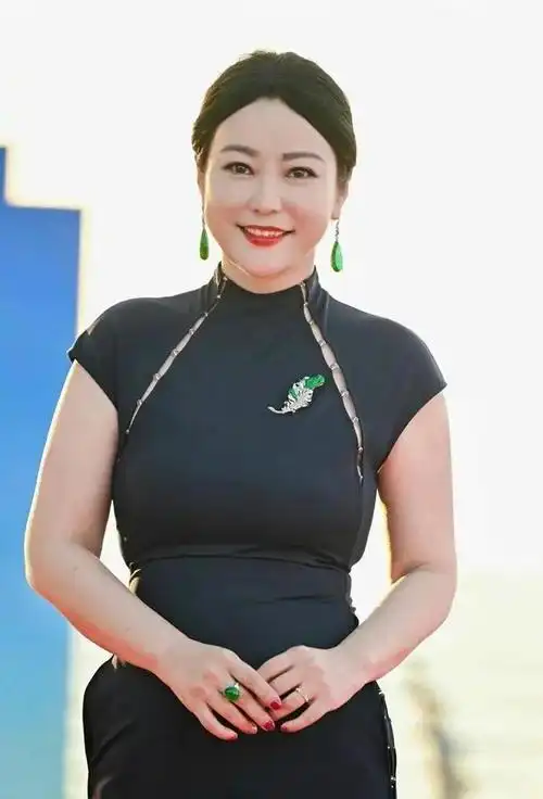 郝蕾身着旗袍,珠圆玉润,震撼内娱的夜晚来临!