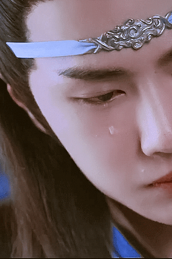 王一博 蓝忘机的眼泪 陈情令 魔道祖师