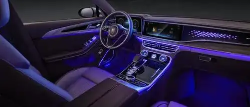 除了在内饰设计和布局层面下功夫,红旗h9还配备了253色氛围灯,让人