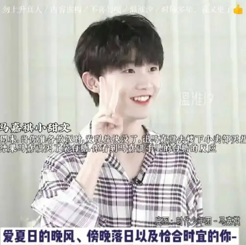 马嘉祺甜文
