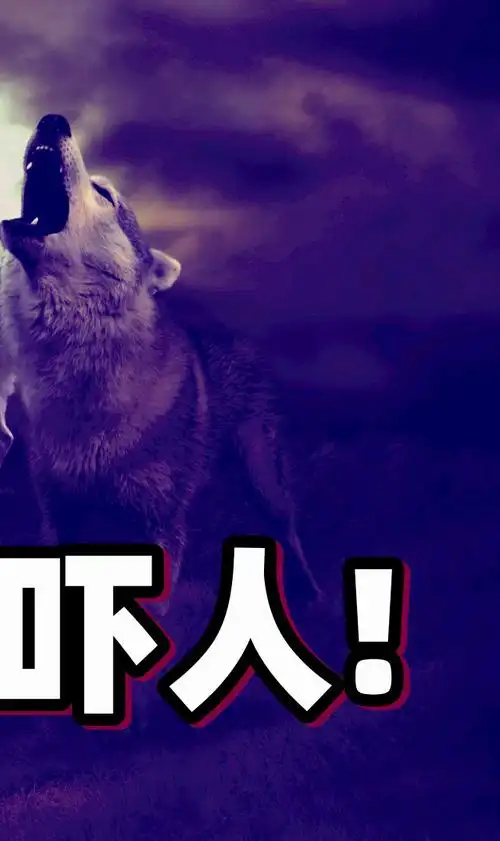 狼嚎声,真的非常吓人(3) #狼嚎 #真实的狼嚎 #动物叫声 #狼 #鬼哭狼嚎