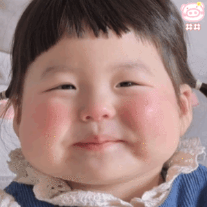 萌娃丸子妹表情包动图可爱的表情包