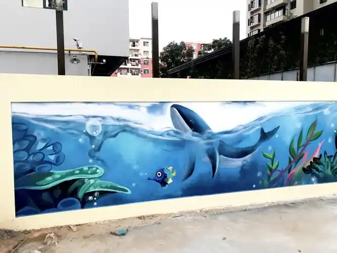 黄江 中央园著公园海底世界涂鸦