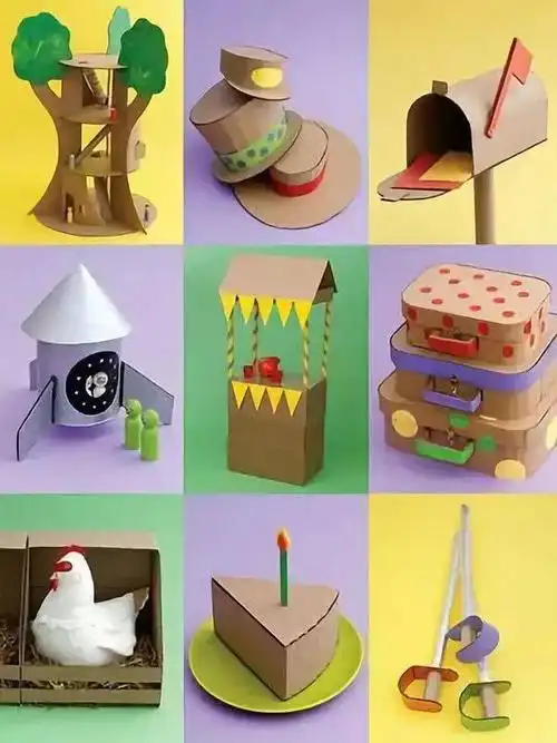 手工 | 不容错过!废旧纸盒纸板的精彩创意!