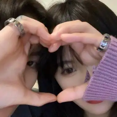 情侣头像真人阳光清新高级简约图片