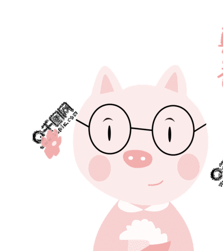 手绘粉色可爱小美动态表情包