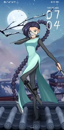 刺客567梅花十三的锁屏时间显示有bug,小时不能随时间自动