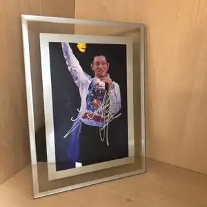 【保真】刘德华亲笔签名照,含玻璃相框,带csa亲笔签名认证