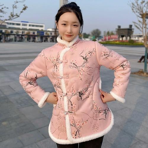 棉衣闺蜜装新款花棉袄女冬季东北大棉袄碎花小花袄国风年轻人穿