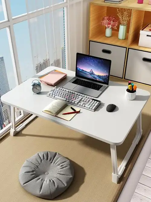 床上书桌宿舍懒人笔记本电脑桌卧室可折叠小桌子加大学生上下铺