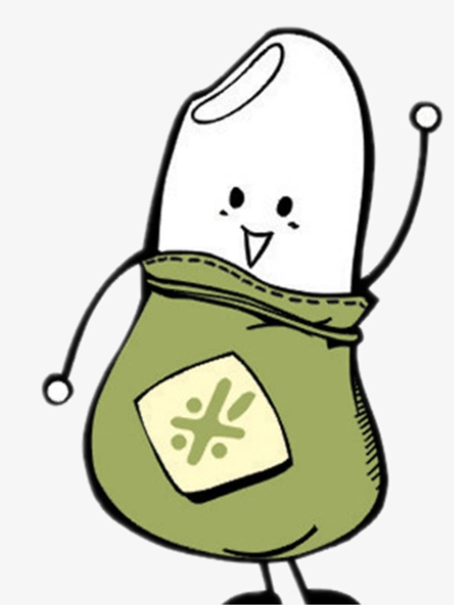 卡通米粒矢量图