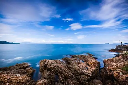 一组拍于深圳的慢门海景