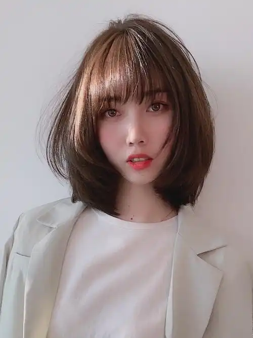 2020最火初恋头修饰脸型#减龄发型#网红发型#网_圈子-新氧美容整形